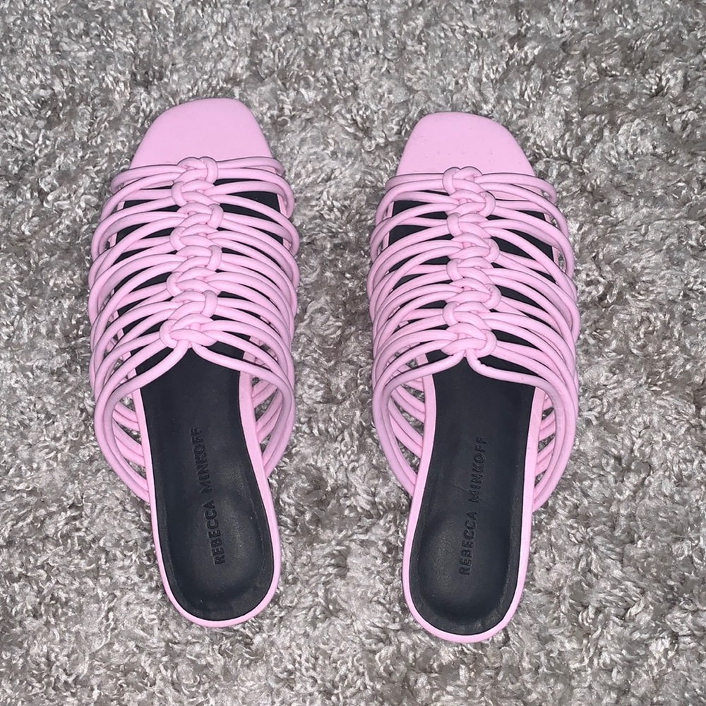 Rebecca Minkoff pink sandals